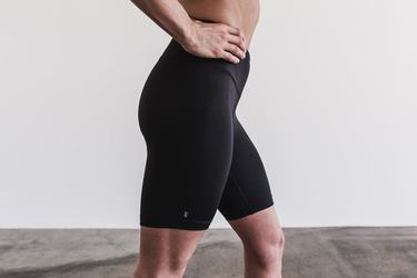 Nobull High-Rise 8" Women's Shorts Black | Australia (ON0754)